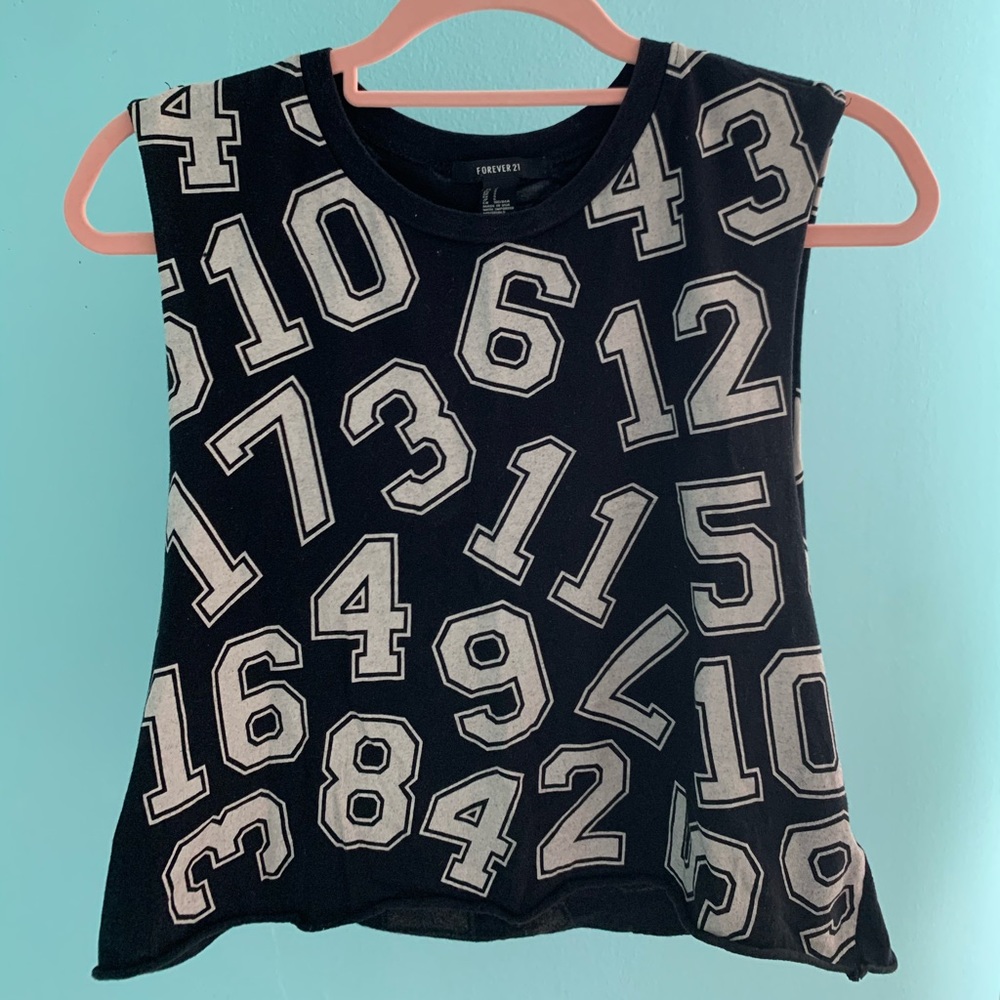 Forever 21 Cropped Muscle Tank Top